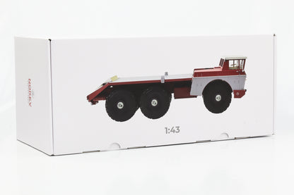 1:43 Berliet T100 Truck "On the Road to Tulsa" #4 red 1959 Norev 690043