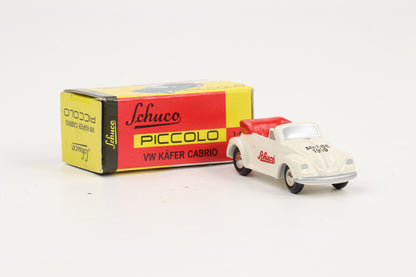 1:90 Schuco Piccolo VW Käfer Cabrio Messe 1999 weiß