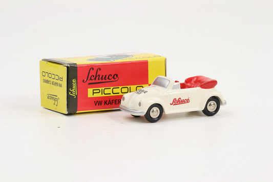 1:90 Schuco Piccolo VW Käfer Cabrio Messe 1999 weiß