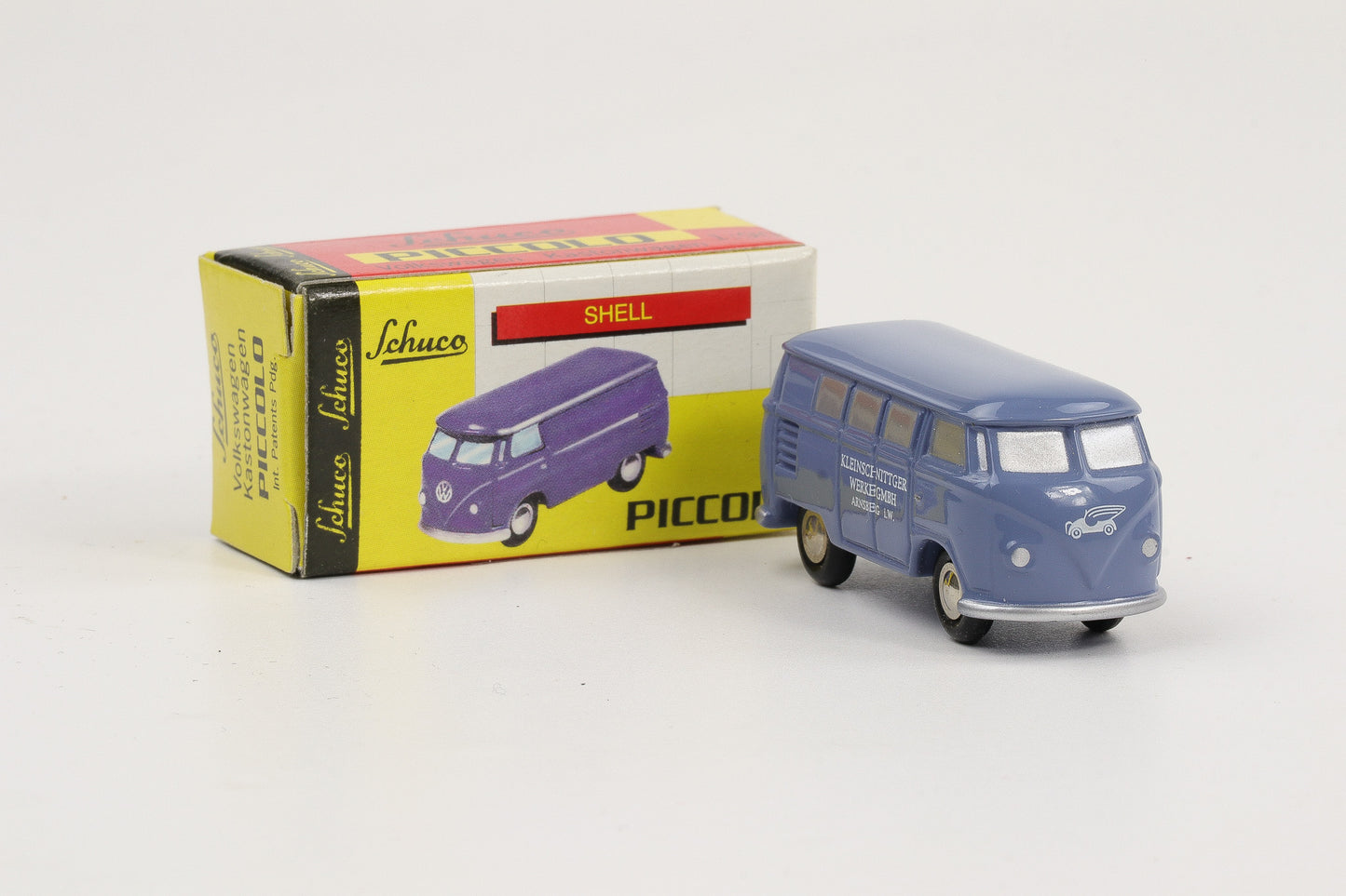 1:90 Schuco Piccolo VW T1 Bus Bulli Kleinschnittiger Werke GmbH Arnsberg blau