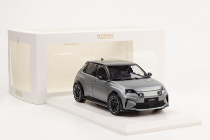 1:18 Norev Alpine A290 GT 2025 Matt Tornade Grey & Black 185451