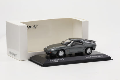 1:43 Minichamps Porsche 928 S 1978 graumetallic limited