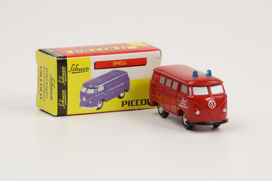 1:90 Schuco Piccolo VW T1 Bus Bulli Nürnberg Werksfeuerwehr rot Art.Nr. 01324-R