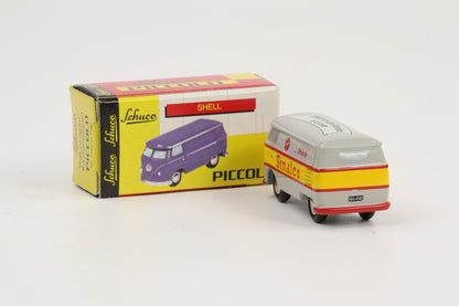 1:90 Schuco Piccolo VW T1 Bus Bulli Sinalco 2000 km durch Deutschland grau-gelb-rot