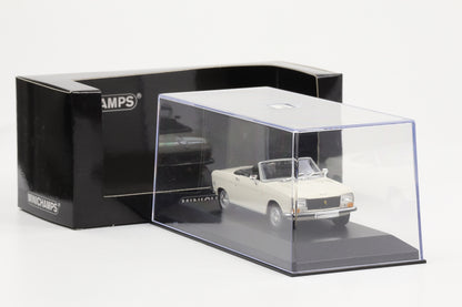 1:43 Minichamps Peugeot 304 Cabriolet 1972 Blanc Alaska / White