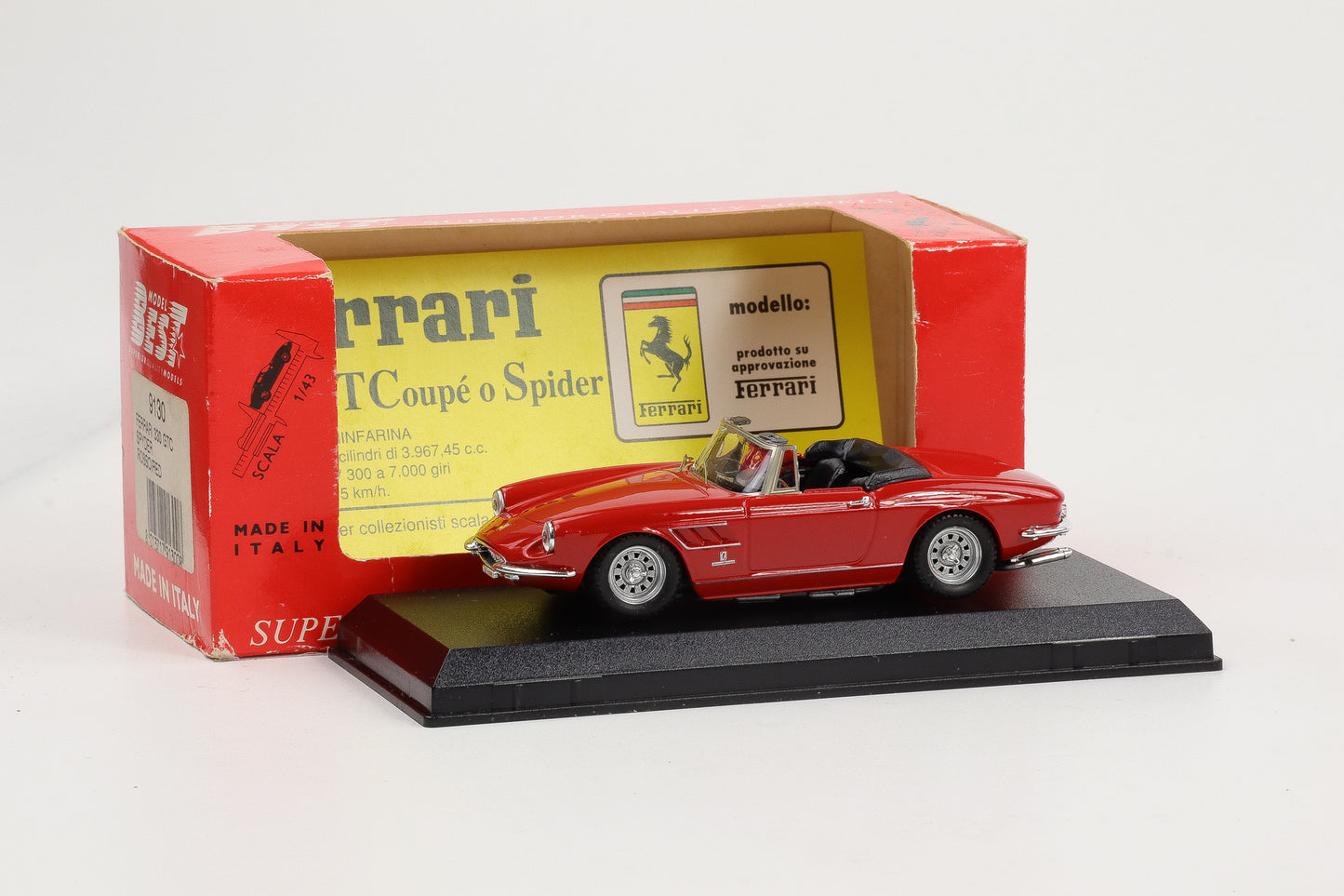 1:43 Model Best Ferrari 330 GTC Coupe Spider rot Art.Nr. 9130 diecast