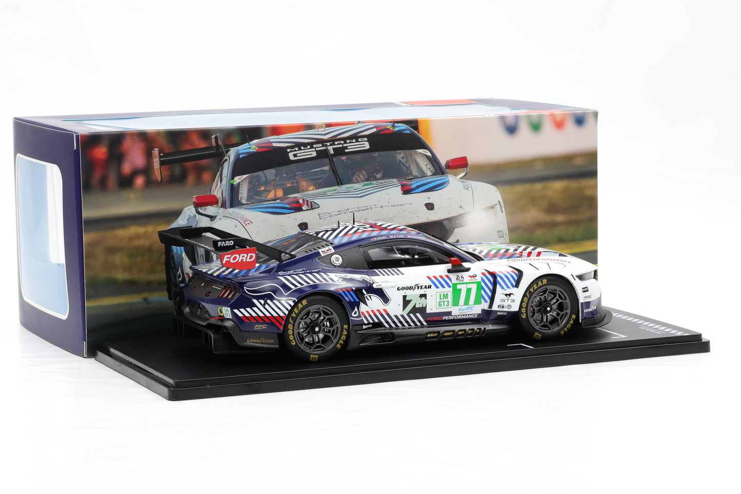 1:18 IXO Ford Mustang GT3 #77 24h LeMans 2025 Proton Competition