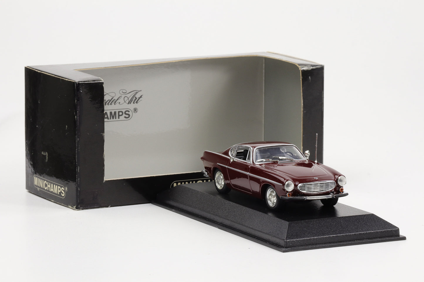 1:43 Minichamps Volvo P 1800 S Coupe 1969 Mörkröd / dunkelrot