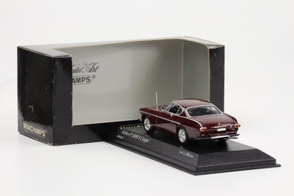 1:43 Minichamps Volvo P 1800 S Coupe 1969 Mörkröd / dunkelrot