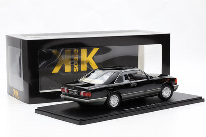 1:18 Mercedes-Benz 500 SEC C126 Coupe 1987 schwarz diecast KK-Scale