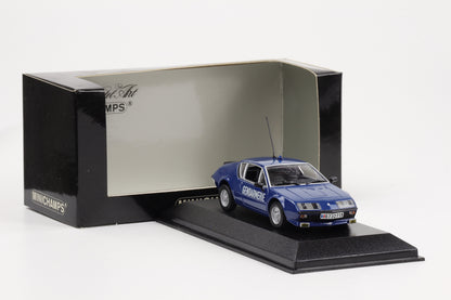 1:43 Minichamps Renault Alpine A310 Gendarmerie blau