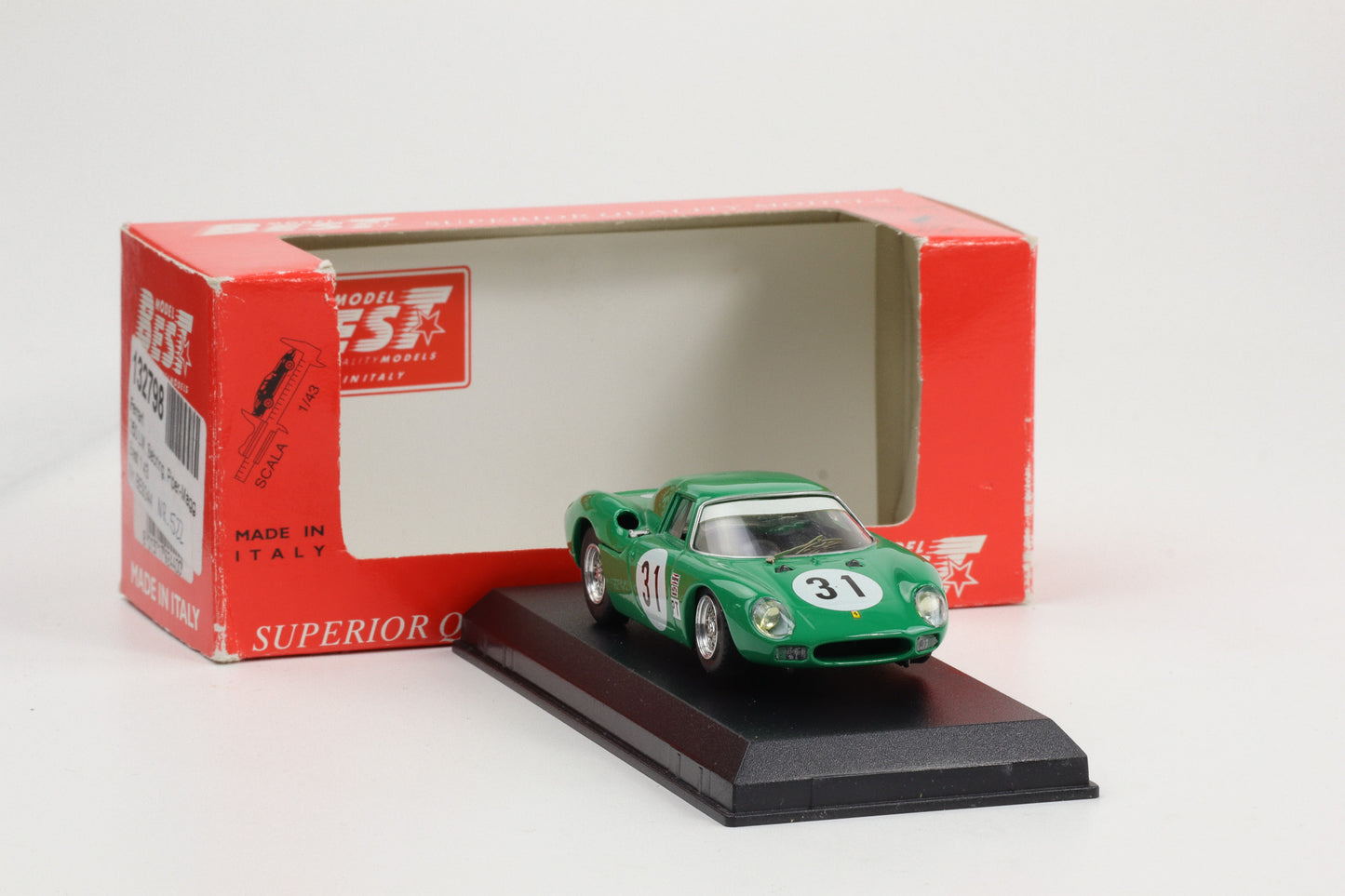 1:43 Model Best Ferrari 250 LM Sebring #31 Piper Magg diecast