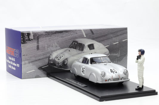 1:18 Porsche 356 SL #46 Class Winner 24h LeMans 1951 WERK83 + Figur