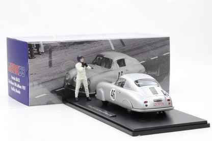 1:18 Porsche 356 SL #46 Class Winner 24h LeMans 1951 WERK83 + Figur