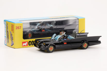 1:46 Corgi Toys Rocket Firing Batmobile with Figures Nr. 267 Repro