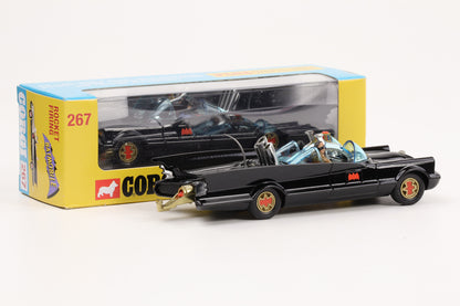 1:46 Corgi Toys Rocket Firing Batmobile with Figures Nr. 267 Repro