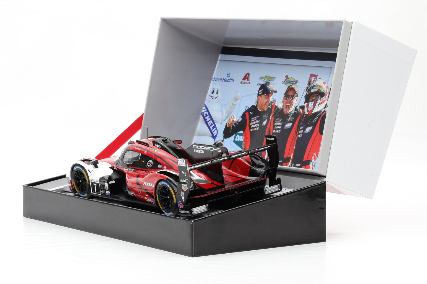 1:18 IXO Porsche 963 #7 Sieger 24h Daytona 2024 Penske Motorsports Giftbox