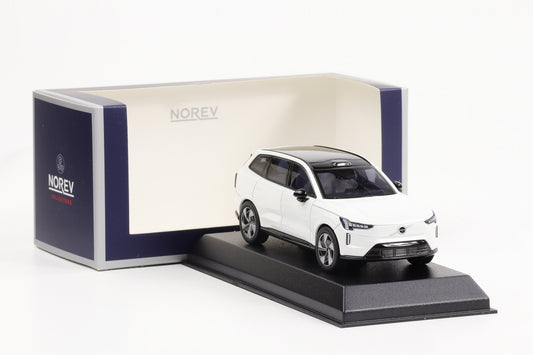 1:43 Volvo EX90 2024 Cristal white pearl Norev 870080