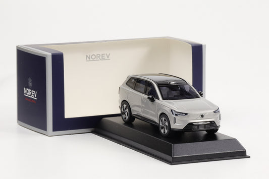 1:43 Volvo EX90 2024 Silver Dawn Metallic Norev 870081