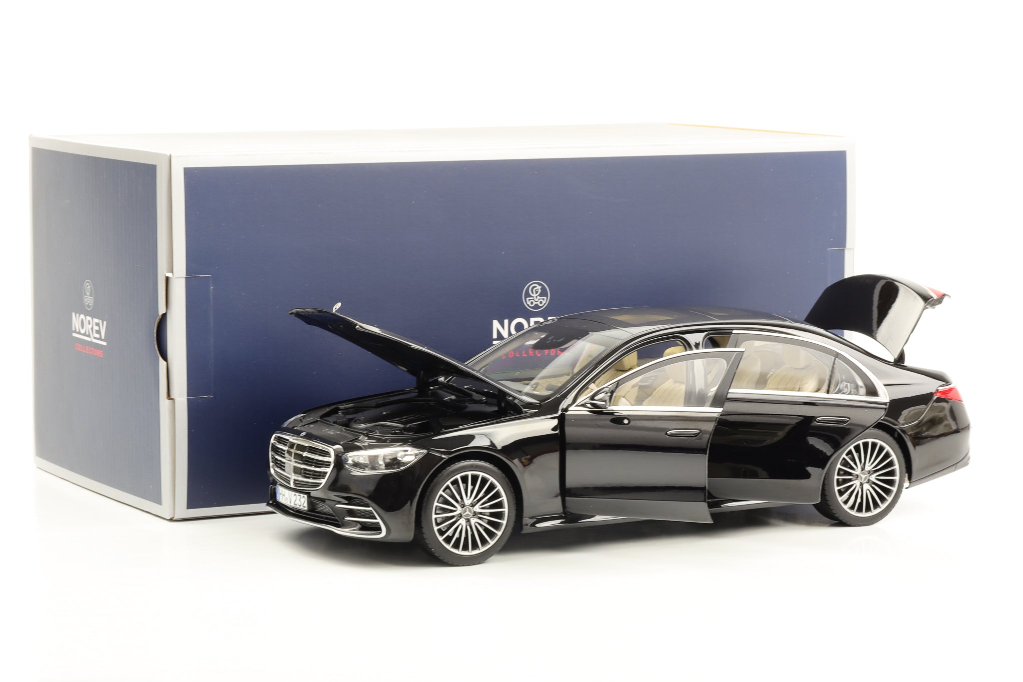 1:18 Mercedes-Benz S-Class AMG Line W223 2021 black metallic Norev –  motor-circuit