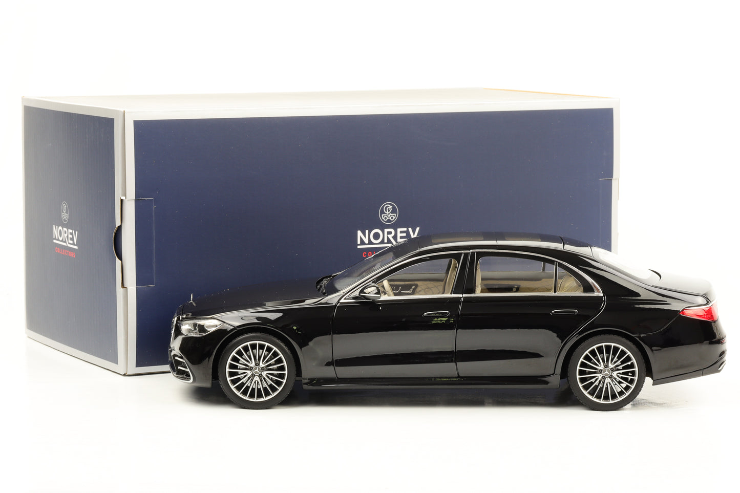 1:18 Mercedes-Benz Classe S AMG Line W223 2021 nero metallizzato Norev