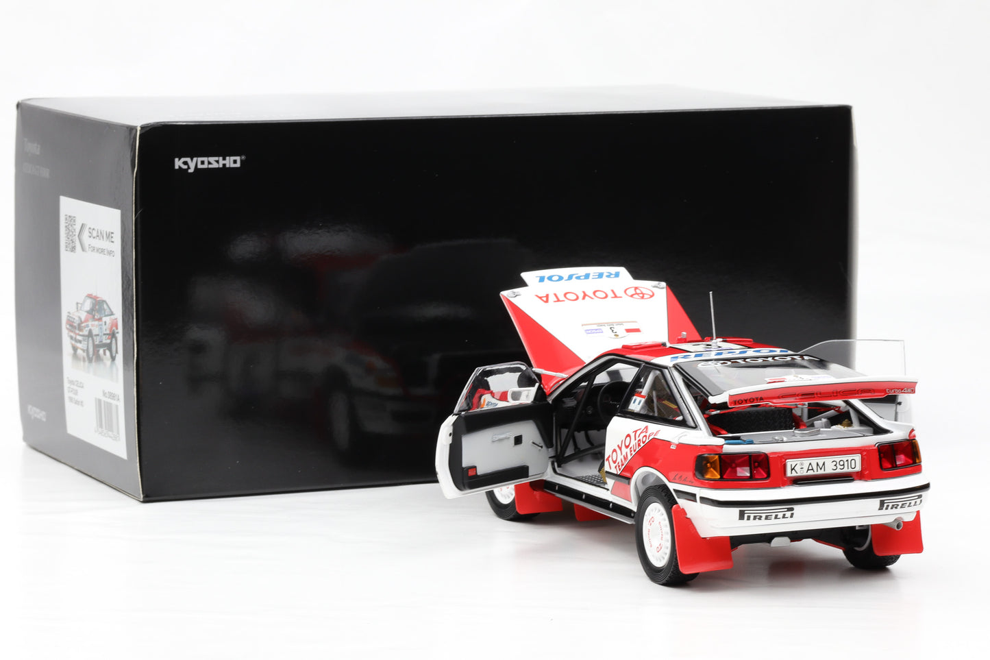 1:18 Kyosho Toyota Celica GT-Four #3 Sieger Rallye Safari 1990 Waldegård Gallagher