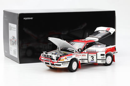 1:18 Kyosho Toyota Celica GT-Four #3 Sieger Rallye Safari 1990 Waldegård Gallagher
