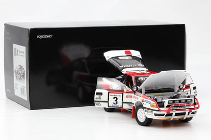 1:18 Kyosho Toyota Celica GT-Four #3 Sieger Rallye Safari 1990 Waldegård Gallagher