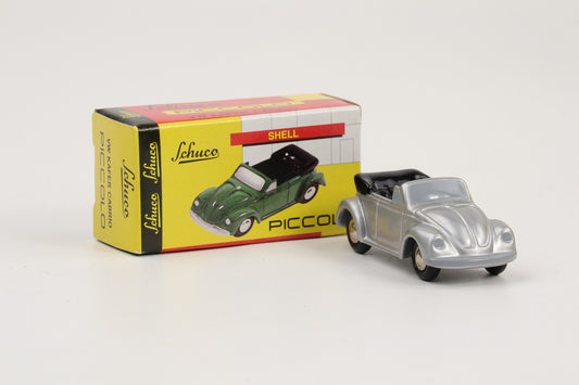 1:90 Schuco Piccolo VW Volkswagen Käfer Cabrio metallic-silber