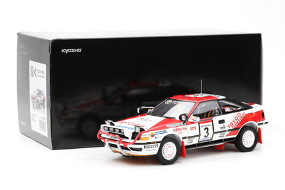 1:18 Kyosho Toyota Celica GT-Four #3 Sieger Rallye Safari 1990 Waldegård Gallagher