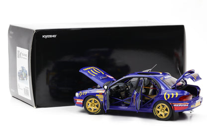 1:18 Kyosho Subaru Impreza 555 #5 Sieger Rallye Monte Carlo 1995 Sainz, Moya