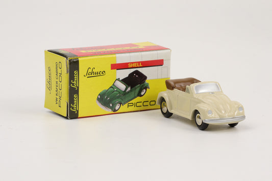 1:90 Schuco Piccolo VW Volkswagen Käfer Cabrio beige Motor Klassik