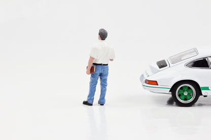 1:24 Figure mécanicien de voiture directeur Tim T-Shirt jean figurines de Diorama américain