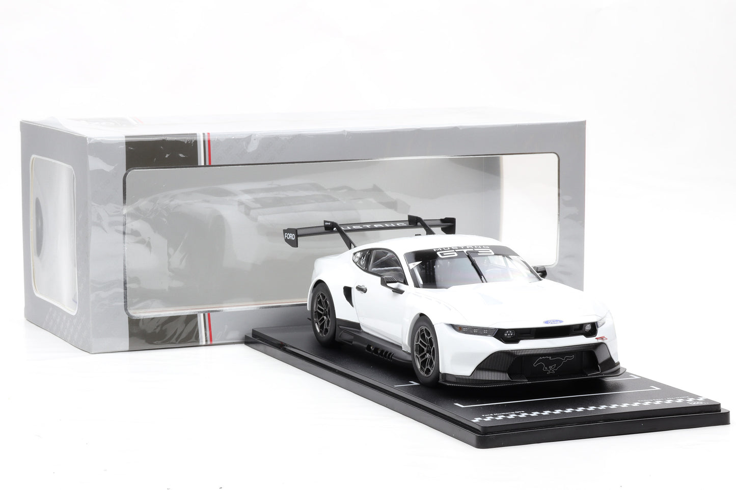 1:18 IXO Ford Mustang GT3 Racing Spec Plain Body Version 2024