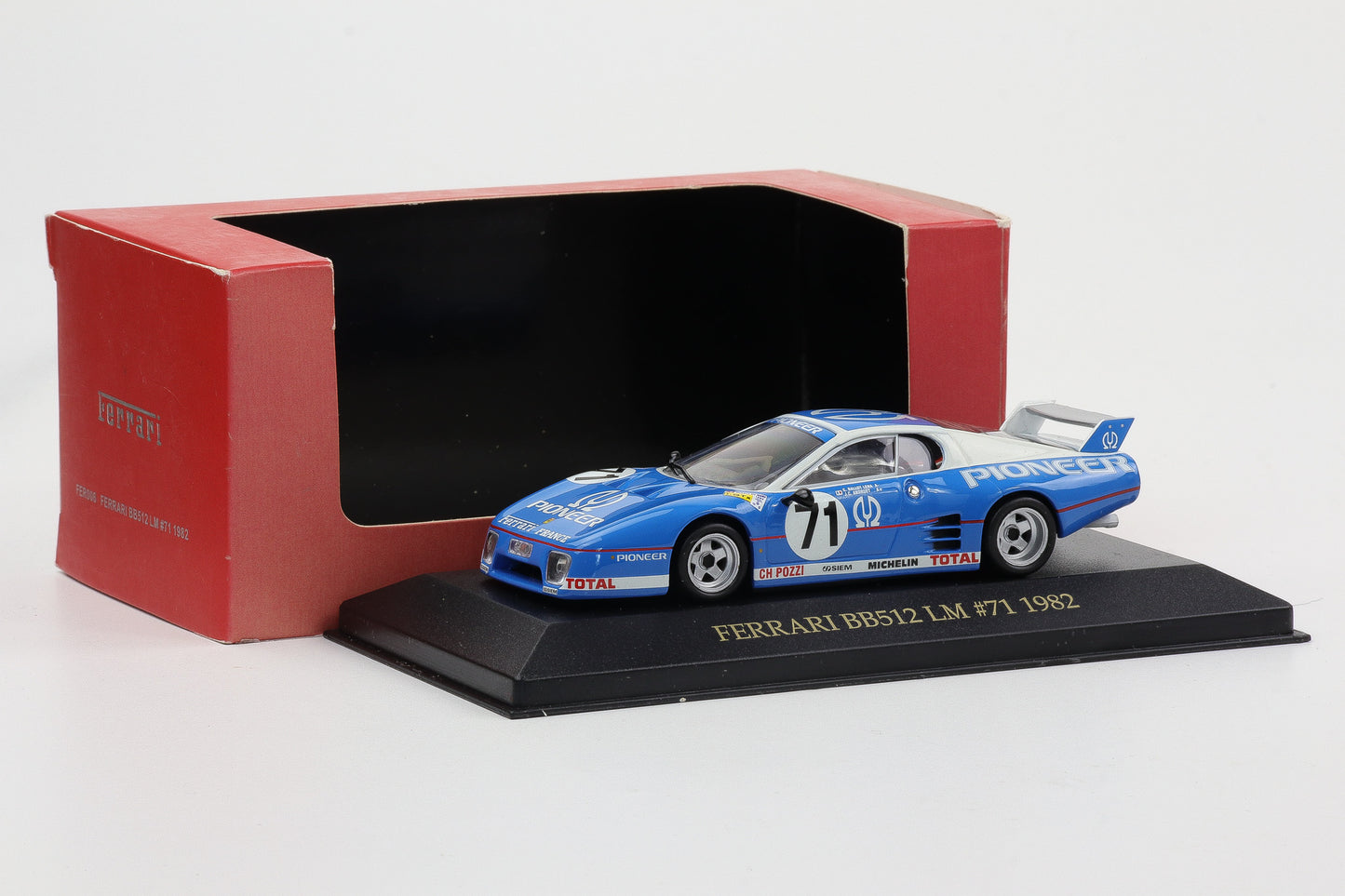 1:43 IXO Ferrari BB512 #71 Le Mans 1982 FER006