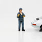 1:24 Figure Auto Mechanic Bill with Gloves American Diorama Figures
