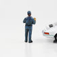 1:24 Figure Auto Mechanic Bill with Gloves American Diorama Figures