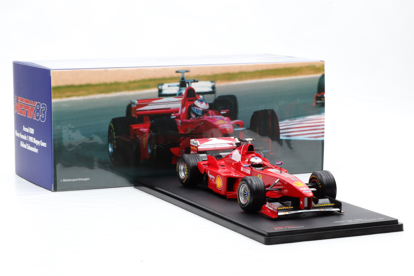 1:18 Werk83 Ferrari F300 #3 Sieger Magny Cours GP Formel 1 1998 Schumacher