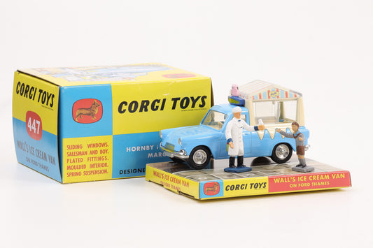 1:43 Corgi Toys Ford Thames Wall's Ice Cream Van mit Figuren - Nr.447