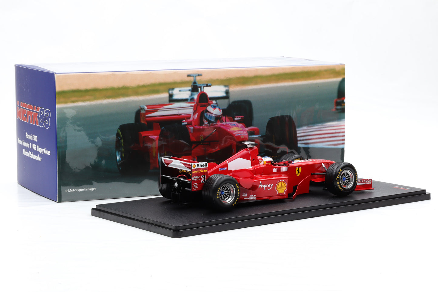 1:18 Werk83 Ferrari F300 #3 Sieger Magny Cours GP Formel 1 1998 Schumacher