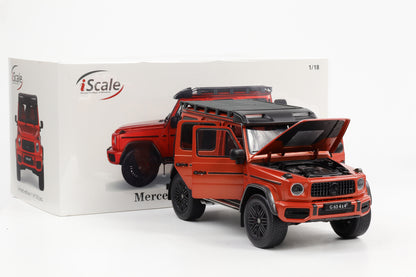 1:18 Mercedes-Benz AMG G63 W463 4x4 2022 kupferorange magno iScale 500 Stk. (Kopie)