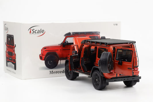 1:18 Mercedes-Benz AMG G63 W463 4x4 2022 kupferorange magno iScale 500 Stk. (Kopie)