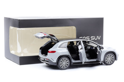 1:18 Mercedes-Benz EQ EQS SUV X296 2023 alpingrau uni NZG Dealer