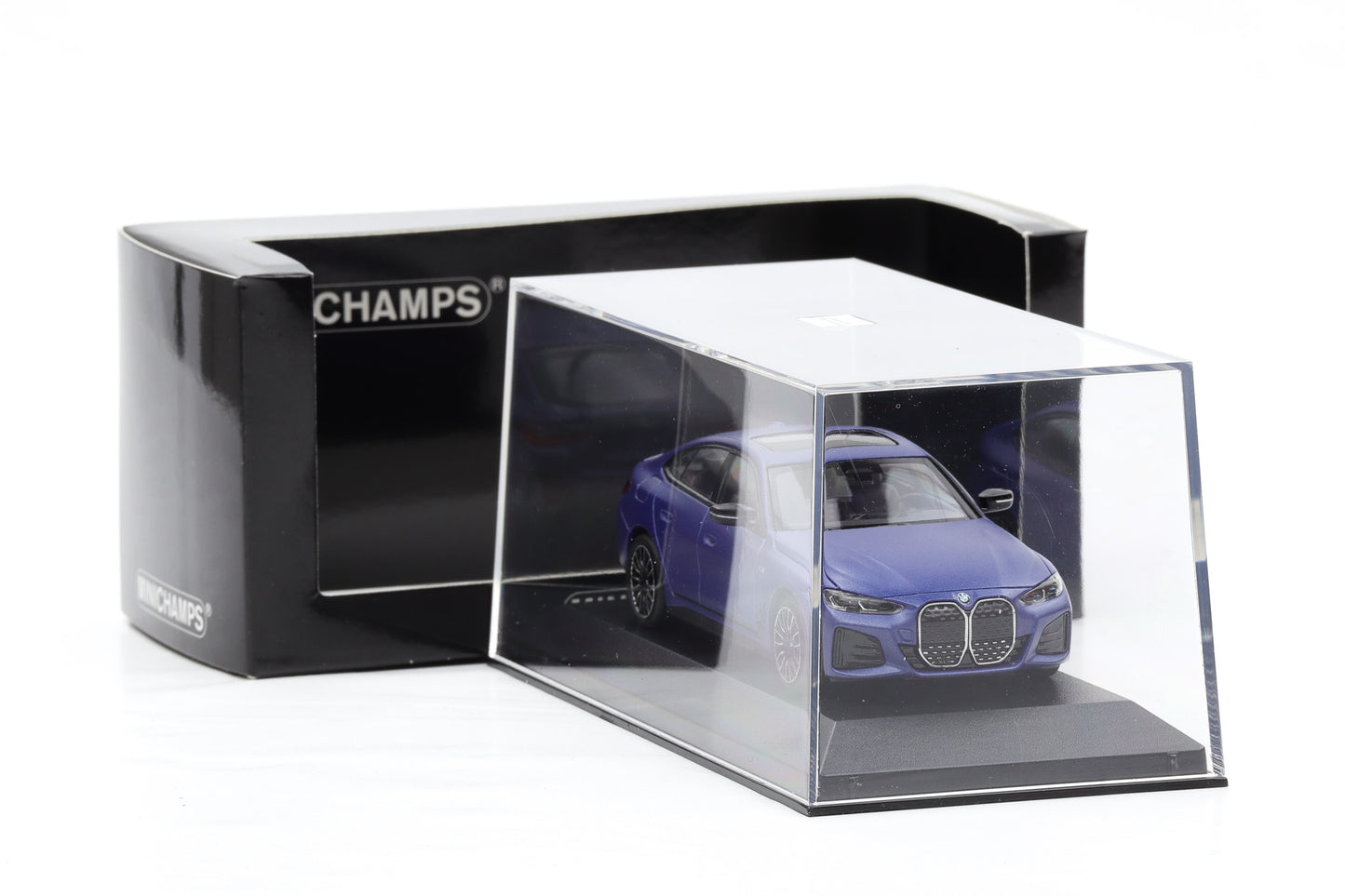 1:43 Minichamps BMW i4 M50 Frozen Portimao Blue metallic 2022