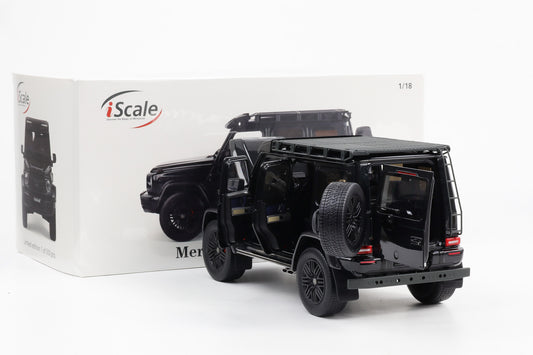 1:18 Mercedes-Benz AMG G63 W463 4x4 2022 magnetitschwarz metallic iScale 500 Stk.