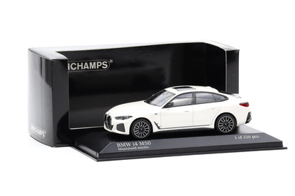 1:43 Minichamps BMW i4 M50 Mineralweiß metallic 2022