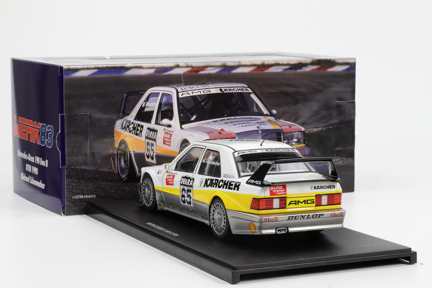 1:18 Werk83 Mercedes-Benz 190E 2.5-16 Evo II #65 DTM 1990 Michael Schumacher