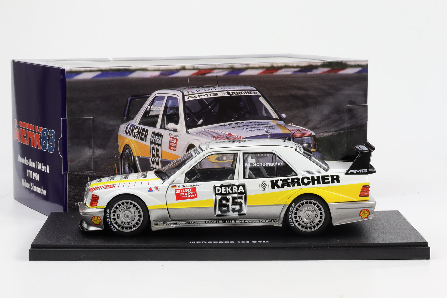1:18 Werk83 Mercedes-Benz 190E 2.5-16 Evo II #65 DTM 1990 Michael Schumacher