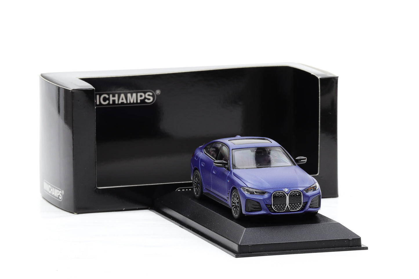 1:43 Minichamps BMW i4 M50 Frozen Portimao Blue metallic 2022