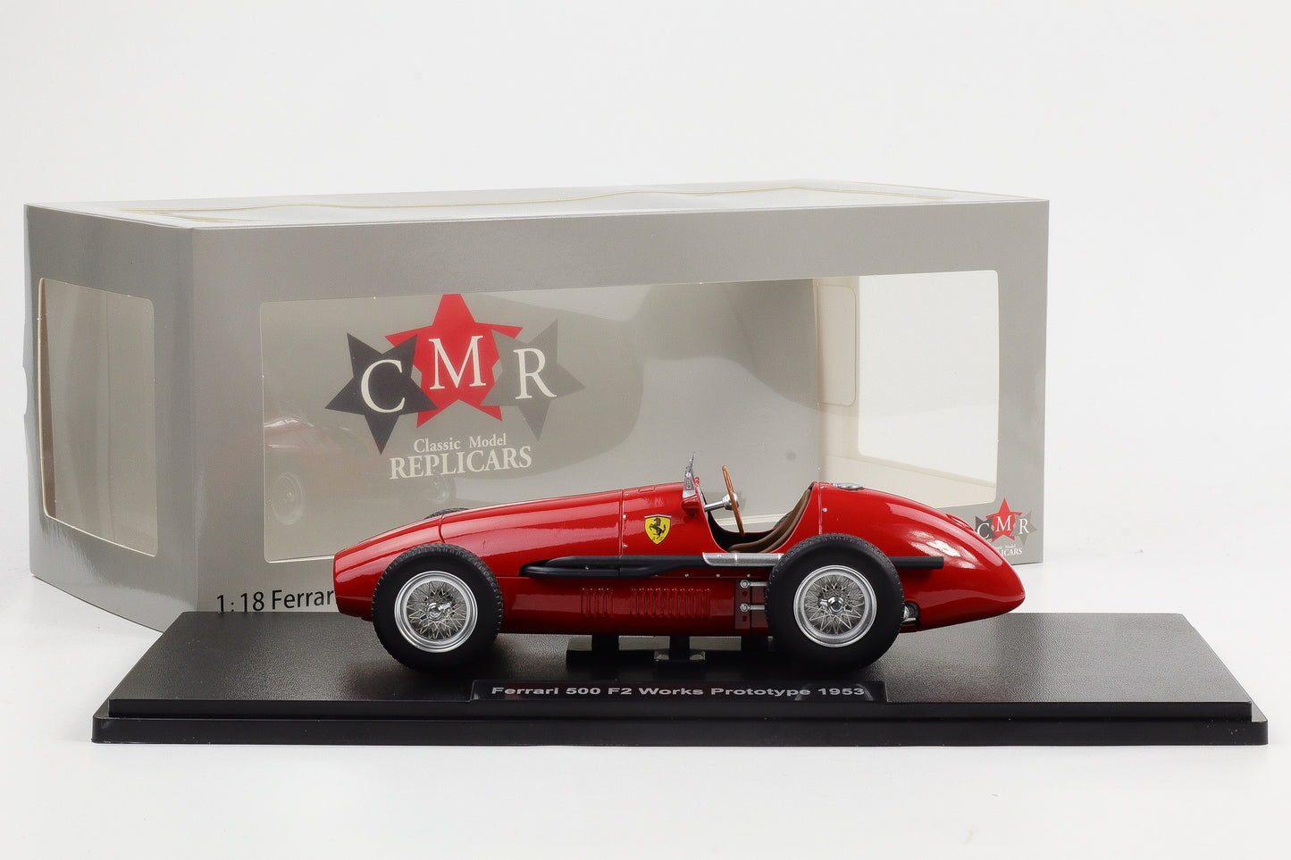 1:18 Ferrari 500 F2 Works Prototype 1953 plain body red CMR 197 diecast